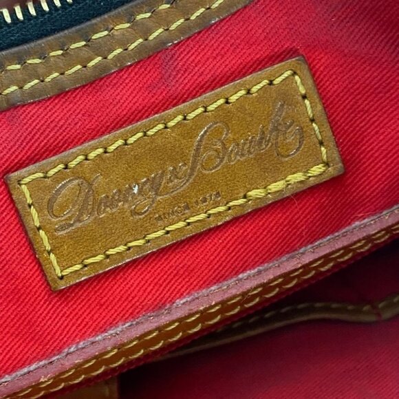 Dooney Bourke 1975 Signature East West Collins Handbag Purse Brown Leather Bag - Picture 11 of 14